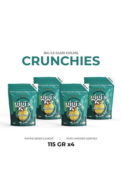 Gigi's Dominicana Bal ile Glaze Edilmiş Crunchie ( 4 adet )