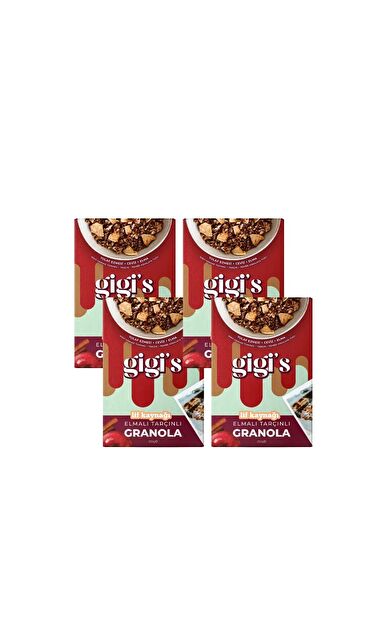 Gigi's Elmalı Tarçınlı Granola ( 4 adet ) - Yeni
