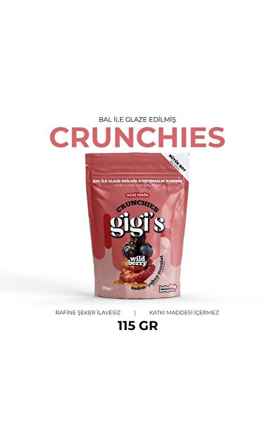 Gigi's Açai Wild Berry Bal ile Glaze Edilmiş Crunchie Karışım