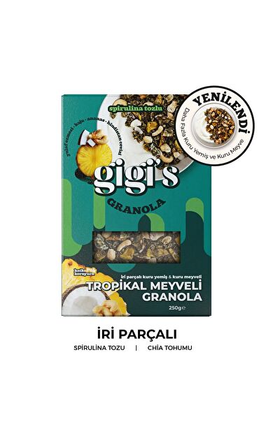 Gigi's Tropikal Meyveli Granola
