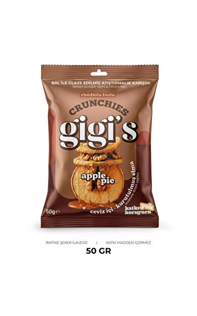 Gigi's Apple Pie Bal ile Glaze Edilmiş Crunchie 50g