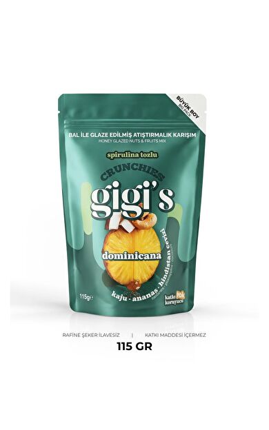 Gigi's Dominicana Bal ile Glaze Edilmiş Crunchie Karışım