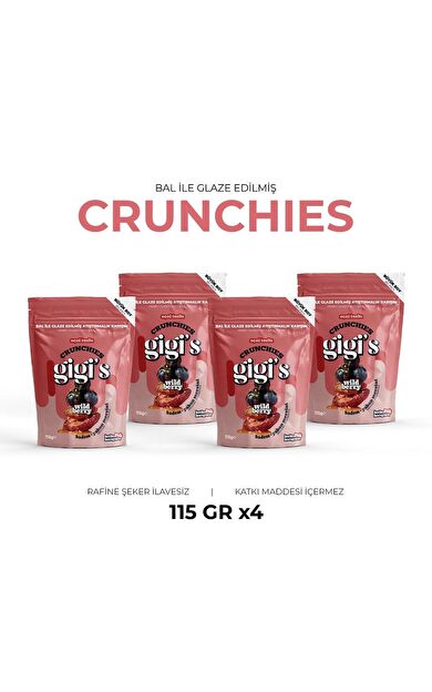 Gigi's Açai Wild Berry Bal ile Glaze Edilmiş Crunchie ( 4 adet )