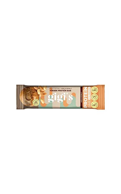Gigi's Yer Fıstıklı Kolajenli Yüksek Protein Bar