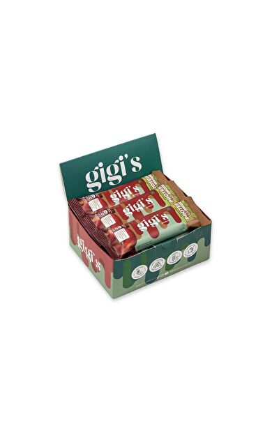 Gigi's 12'li Elmalı Tarçınlı Kolajenli Yüksek Protein Bar Paketi