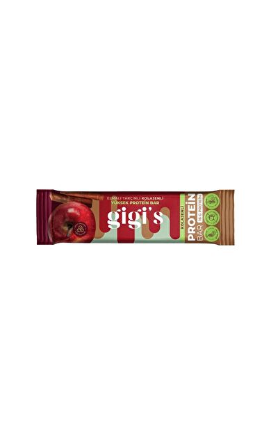 Gigi's Elmalı Tarçınlı Kolajenli Yüksek Protein Bar