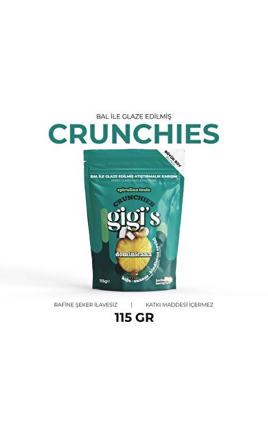 Gigi's Dominicana Bal ile Glaze Edilmiş Crunchie Karışım