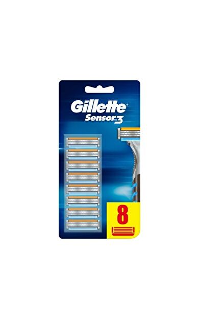 Gillette Sensor3 8'li Yedek Tıraş Bıçağı