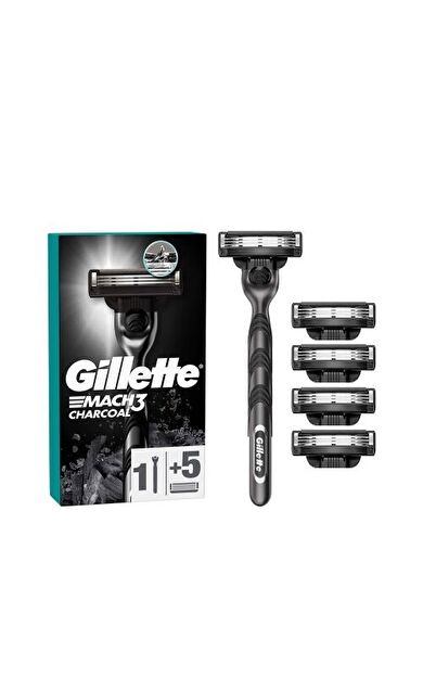 Gillette Mach3 Charcoal Tıraş Makinesi Yedekli