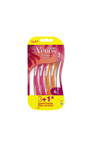 Venus Smooth Miami Kullan At Traş Bıçağı 4'Lü