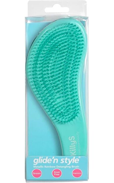 Metalik Gökkuşağı Ergonomik Açma Tarama Fırçası Gs247