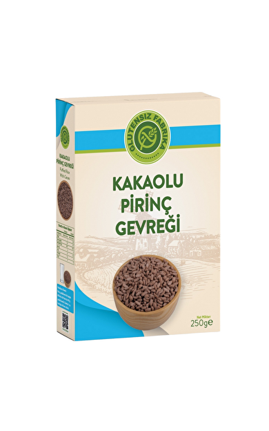 GLUTENSİZ FABRİKA Glutensiz Kakaolu Pirinç Patlağı 250g