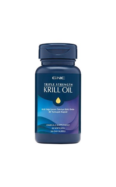 GNC Triple Strenght Krill Oil 30 Yumuşak Kapsül