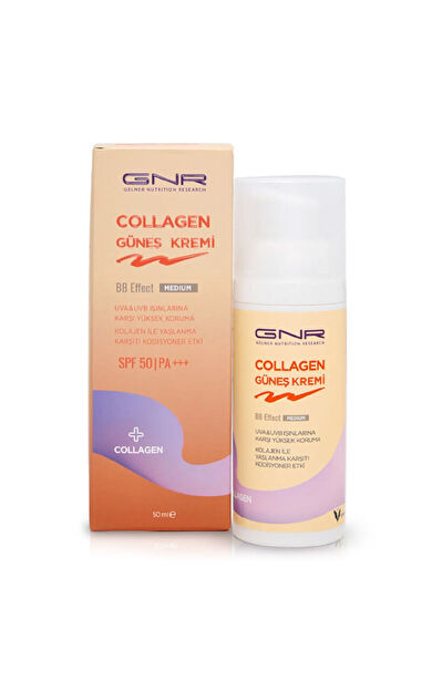 Gnr Collagen Güneş Kremi Spf 50 BB Effect Medium 50 ml