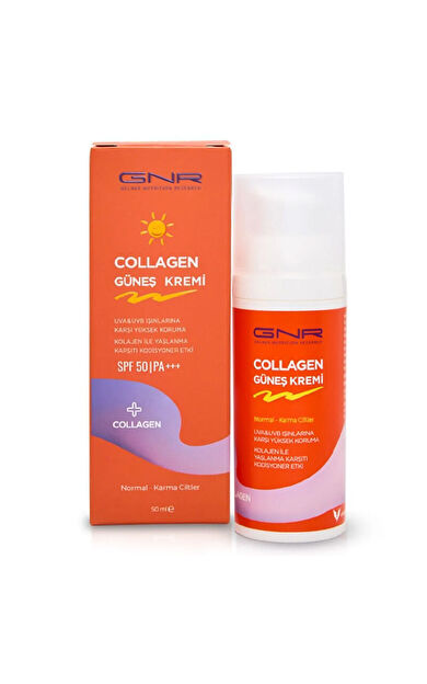 Gnr Collagen Spf 50 Güneş Kremi Normal Karma Ciltler 50 ml