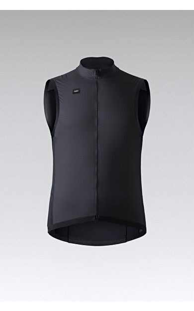 GOBIK VECTOR 2.0 ERKEK RÜZGAR GEÇİRMEZ YELEK – CROW SİYAH