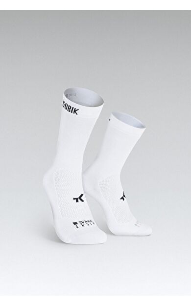 GOBIK ICON UNISEX SALT BEYAZ ÇORAP