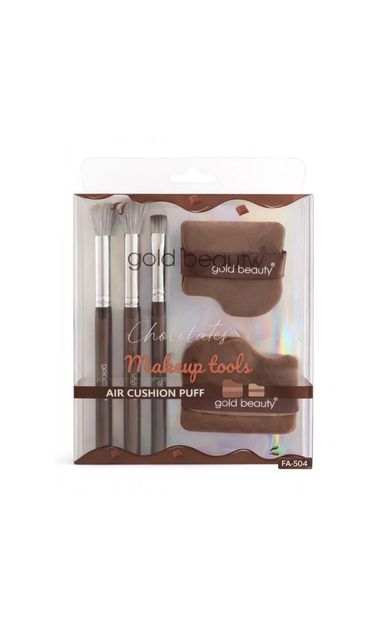Gold Beauty 5'Li Makyaj Fırça Seti Fa-504
