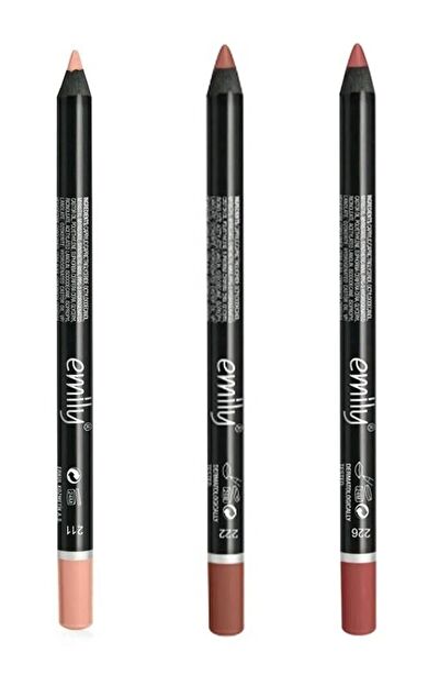 Emıly Dudak Kalemi 3 lü No211-222-226