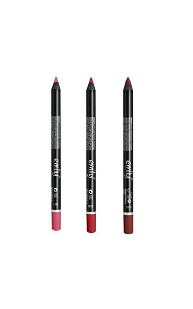 EMİLY 3LÜ DUDAK KALEMİ NO 201-205-223