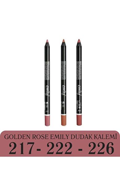 Emily Dudak Kalemi 3lü No 217-222-226 - EN YENİ RENKLER