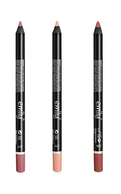 Emıly Dudak Kalemi 3 lü No-203-208-211-gr Berra006