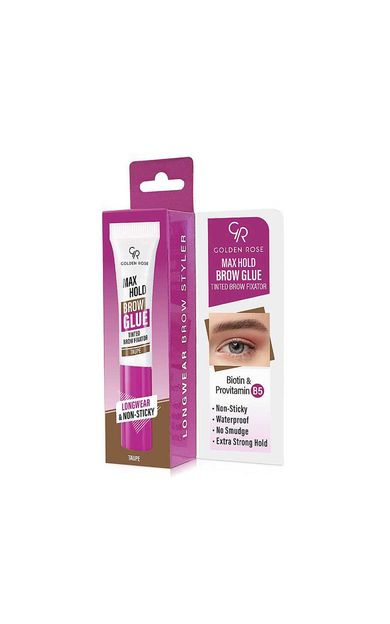 Golden Rose Max Hold Brow Glue Kaş Sabitleyici Maskara Taupe