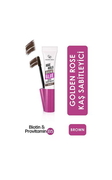Golden Rose Max Hold Brow Glue Kaş Sabitleyici Maskara Brown