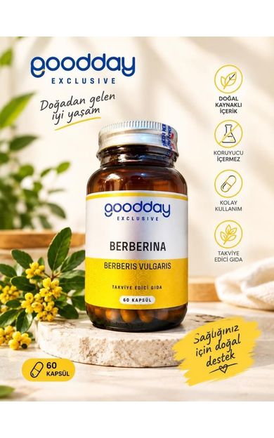 Goodday Berberina Berberis Vulgaris 60 Kapsül