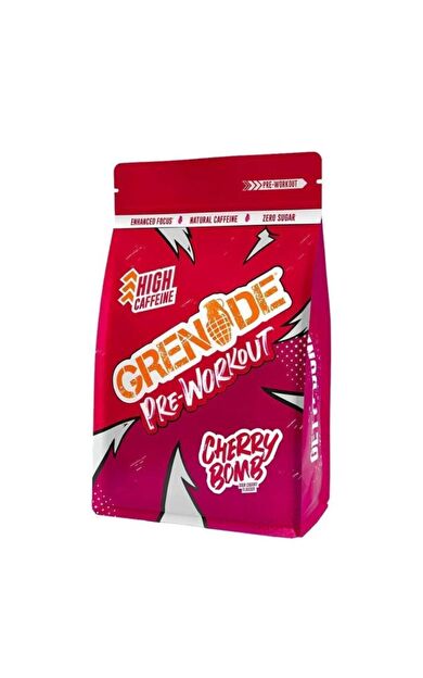 Grenade Pre-Workout Kiraz Aromalı Sporcu Takviyesi Toz 330G | 40 Servis | Antrenman Öncesi
