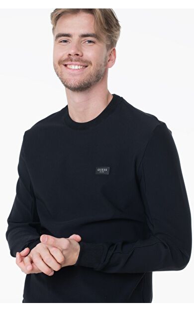 Guess M4YQ09KCBL0 Tech Stretch Cn Erkek Sweatshirt