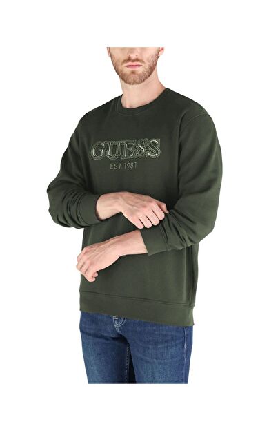 Guess M5BQ08K9Z21 Cn Basic Erkek Sweatshirt