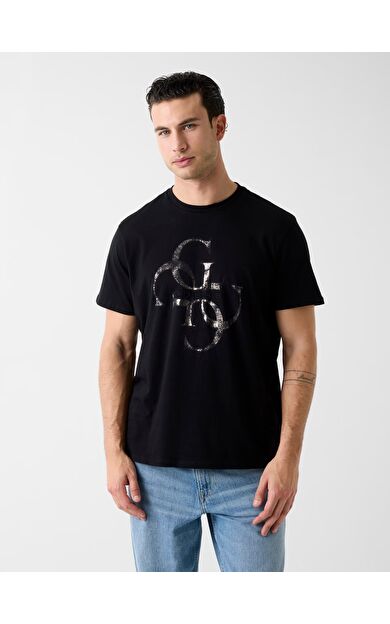 Guess M6RI03I3Z14 Ss Bsc Shimmer Quatt Erkek Tişört