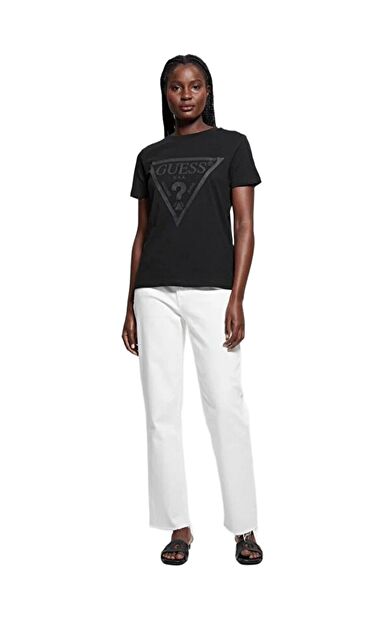 Guess V2YI07K8HM0 Adele Ss Cn Tee Kadın Tişört