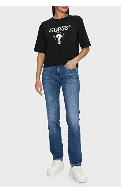 Guess V4YI06I3Z14 Aurelie Boxy Tee Kadın Tişört