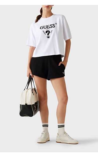 Guess V4YI06I3Z14 Aurelie Boxy Tee Kadın Tişört