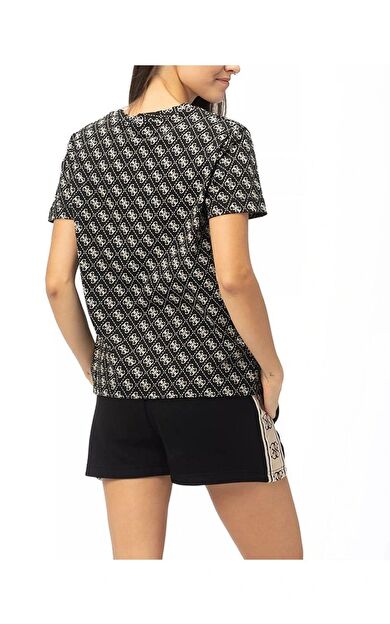 Guess V5BI14I3Z14 4G Rhombus Studs Ss Kadın Tişört