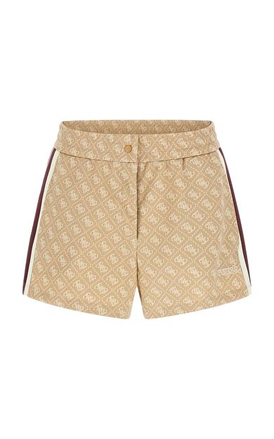 Guess V6GD02K2959 4G Jacquard Kadın Şort
