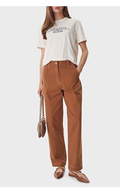 Guess W6GI03K2657 Xns Logo Tee Kadın Tişört