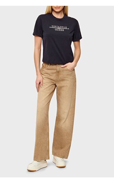 Guess W6GI03K2657 Xns Logo Tee Kadın Tişört