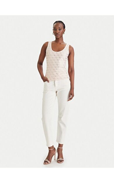 Guess W6GP10K2932 Sl 4G Allover Kadın Atlet