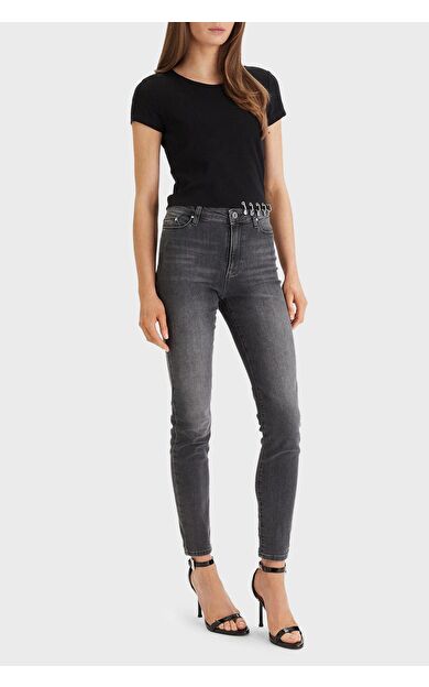 Guess W6GP11K2933 Ss Cn Elisabette Gue Top Kadın Tişört