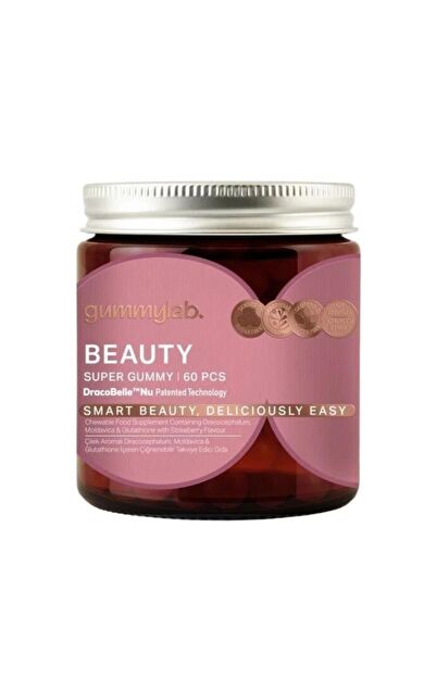 Gummy Lab Beauty Çilek Aromalı 60 Gummies