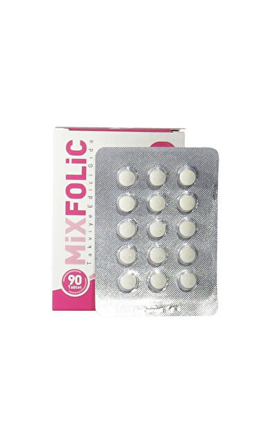 Mixfolic Takviye Edici Gıda 90 Tablet