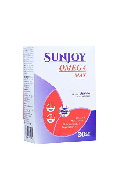Sunjoy Omega Max Takviye Edici Gıda 30 Kapsül