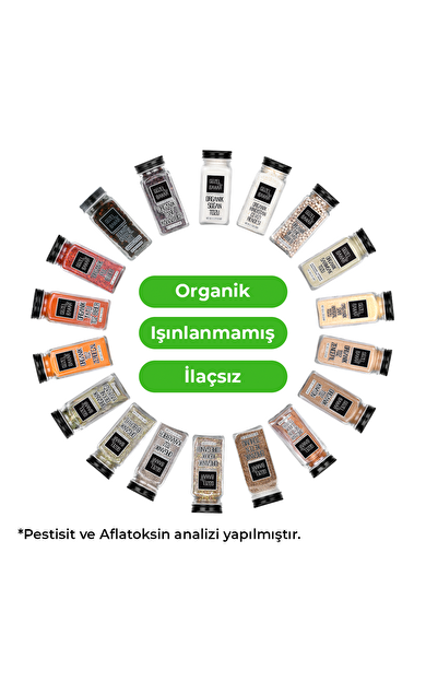 Güzel Ada Gıda Organik Baharat Seti 18 Parça Güzel Bahar