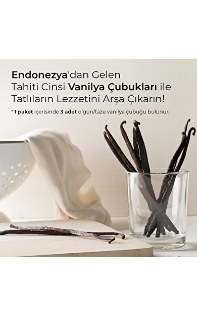 Güzel Ada Gıda Vanilya Çubukları 3'lü Vakumlu Paket