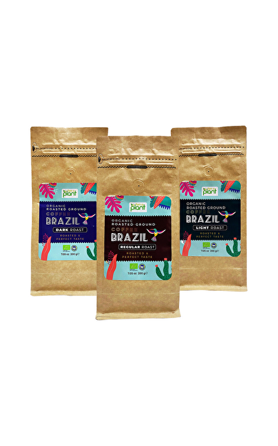 Güzel Ada Gıda Organik Öğütülmüş Filtre Kahve Brezilya 3X200 Gr