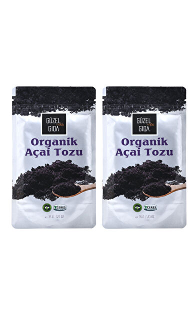 Güzel Ada Gıda Organik Açai Üzümü Tozu 2X35 Gr