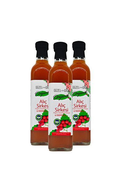 Güzel Ada Gıda Organik Alıç Sirkesi 3X500 Ml